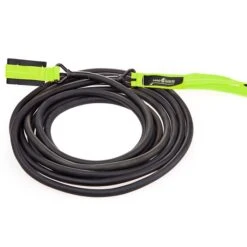 Mad Wave Long Safety Cord Black Green - 3.6 - 10.8kg -Best Swimming Equipment saftey cord green