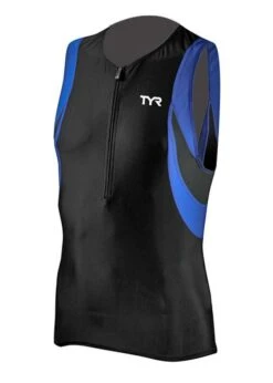 TYR Male Competitor Singlet Black/Blue