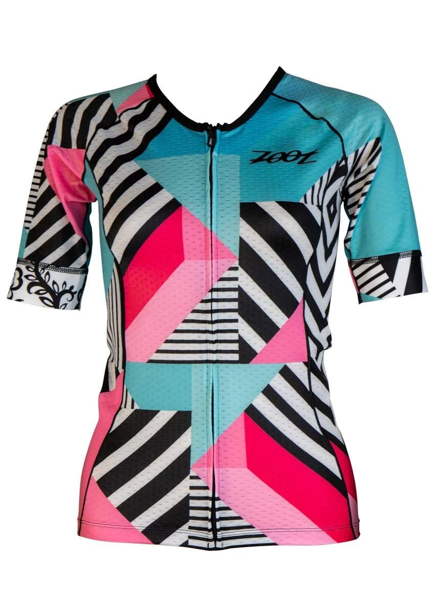 Zoot Suit Women's LTD Tri Short Sleeve Aero Jersey - Cali 19 4 Zoot Suit Women's LTD Tri Short Sleeve Aero Jersey - Cali 19 - Image 2