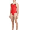 Aqua Sphere Essential Wide Back Swimsuit - Red/ Dark Grey
