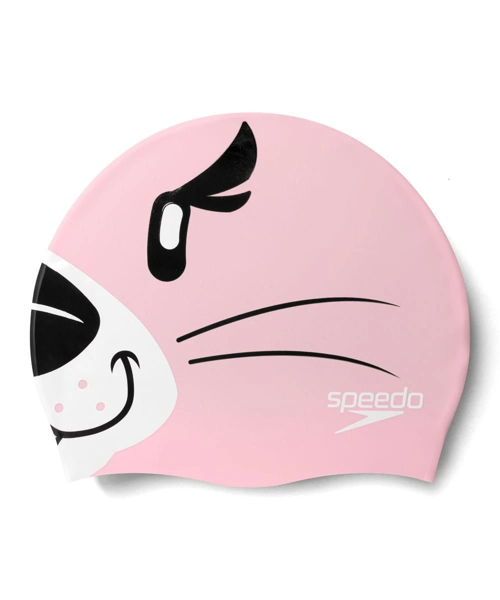 Speedo Infant Learn To Swim Aria Sea Otter Swim Cap - Pink 3 Speedo Infant Learn To Swim Aria Sea Otter Swim Cap - Pink