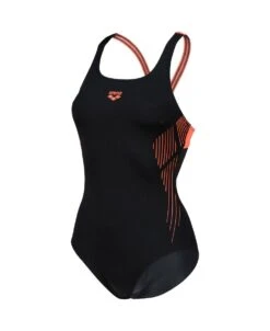 Arena Women's Streak Pro Back Swimsuit - Black/ Floreale -Best Swimming Equipment tumbnail 0717d56e afce 4858 accb fb510440ec86
