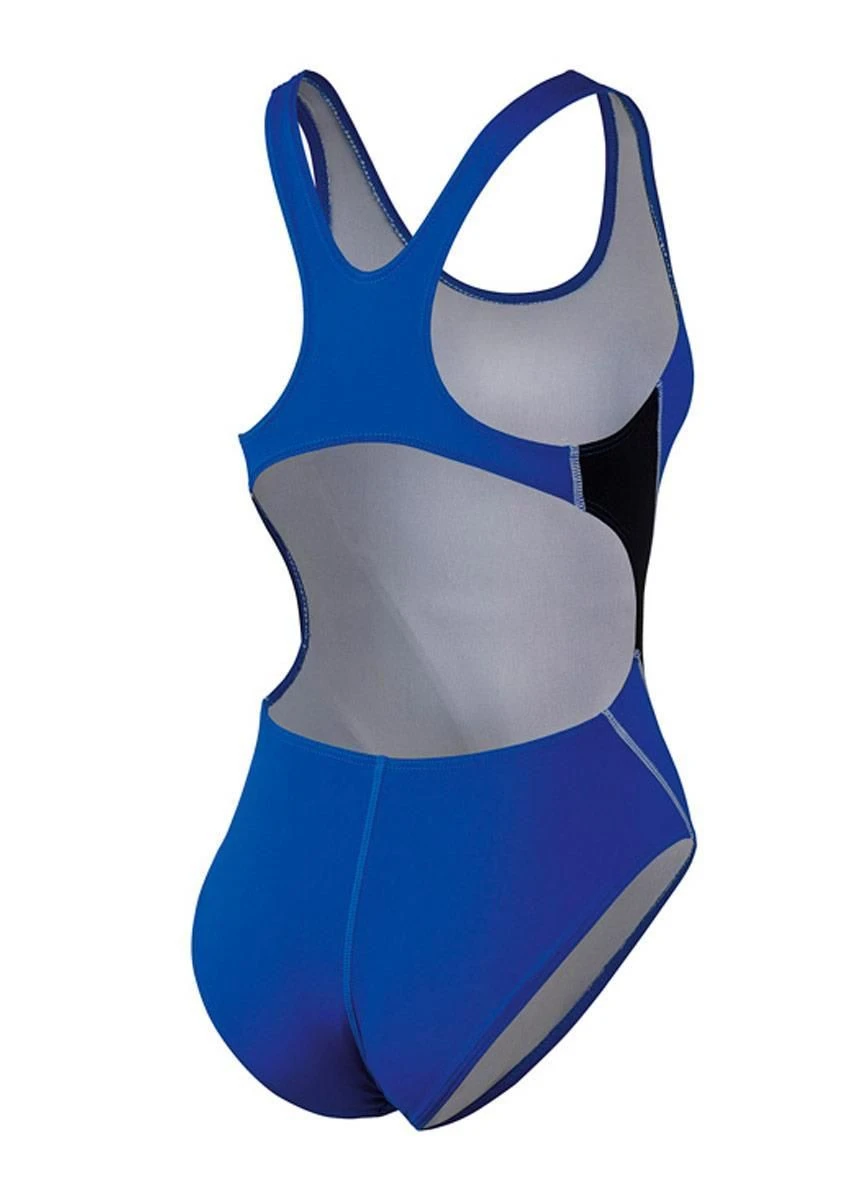 Beco Tight Fit Cut Out Swimsuit - Blue / Black 3 Beco Tight Fit Cut Out Swimsuit - Blue / Black