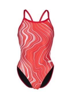 Arena Marbled Challenge Back Swimsuit - Red/Multi -Best Swimming Equipment tumbnail 0c88b6ae 8804 4456 91c2 1361f174873b
