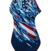 TYR Live Free Cutoutfit USA Swimsuit - Red / White / Blue