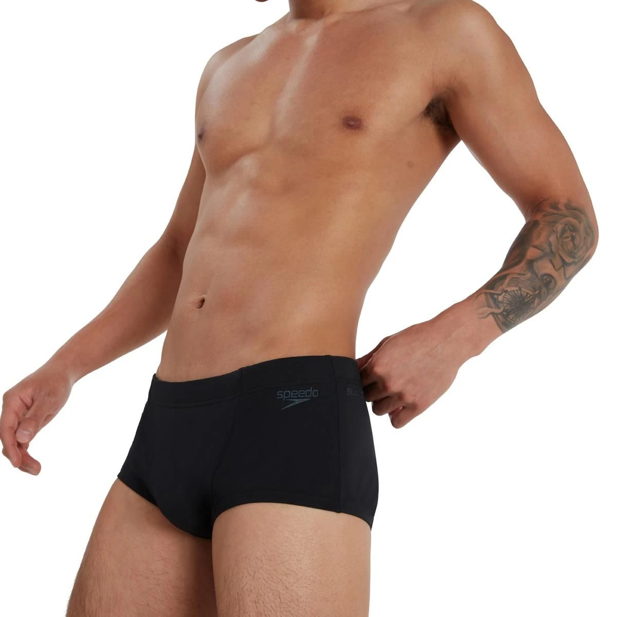 Speedo ECO Endurance+ 17cm Training Brief - Black 5 Speedo ECO Endurance+ 17cm Training Brief - Black - Image 3