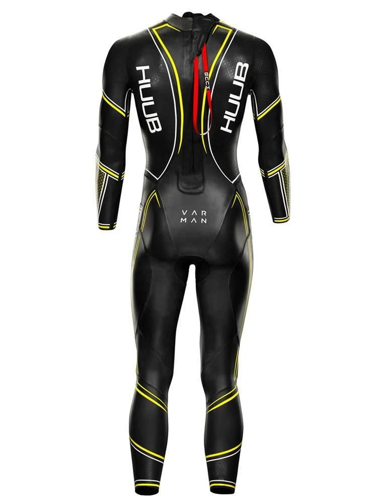 HUUB Men's Varman Fluo Limited Edition Wetsuit + Free T2 Rucksack 4 HUUB Men's Varman Fluo Limited Edition Wetsuit + Free T2 Rucksack - Image 2