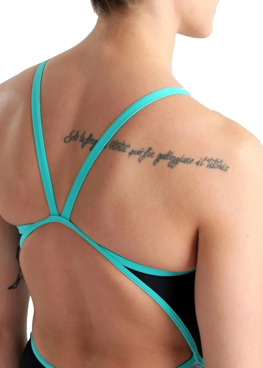 Arena Women's Icons Super Fly Back Swimsuit - Blue Diamonds 5 Arena Women's Icons Super Fly Back Swimsuit - Blue Diamonds - Image 3