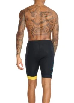 2XU Men's Core Tri Short - Black/Sulphur -Best Swimming Equipment tumbnail 41047a11 7781 4c7c aa28 1651d561267b