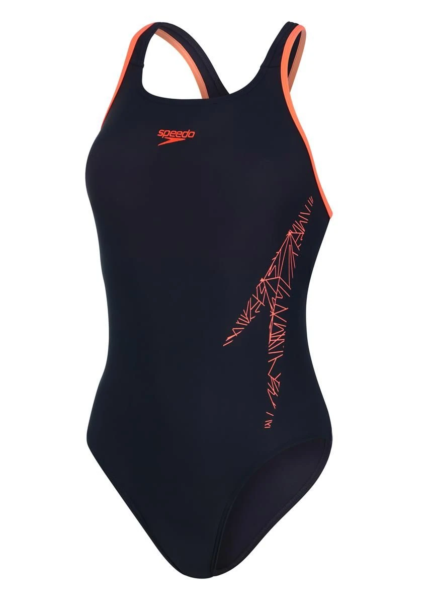 Speedo Hyperboom Placement Racerback Swimsuit - True Navy/ Siren Red 7 Speedo Hyperboom Placement Racerback Swimsuit - True Navy/ Siren Red - Image 5