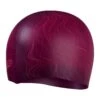 Speedo Long Hair Printed Silicone Cap - Chockaberry/ Cherry/ Cinder Rose
