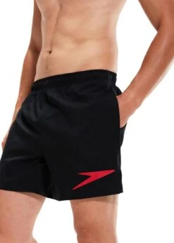 Speedo Sport Logo 16" Watershort - Black / Fed Red -Best Swimming Equipment tumbnail 468ec6c6 c2a8 4558 bf11 3e92ddffc0ad