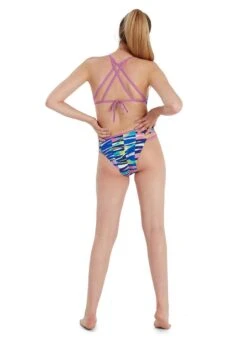 Speedo Rainbow Ripple Allover Freestyler Swimsuit - Blue Flame/ Lime/ Neon Orchid -Best Swimming Equipment tumbnail 4779db87 ab7f 4cb2 826c 05e28da3f63c