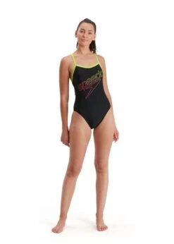 Speedo Boom Logo Turnback Swimsuit - Black/ Lime/ Pink 11 Speedo Boom Logo Turnback Swimsuit - Black/ Lime/ Pink -Best Swimming Equipment tumbnail 4896822b 1b3a 457a 9096 611062ba9878