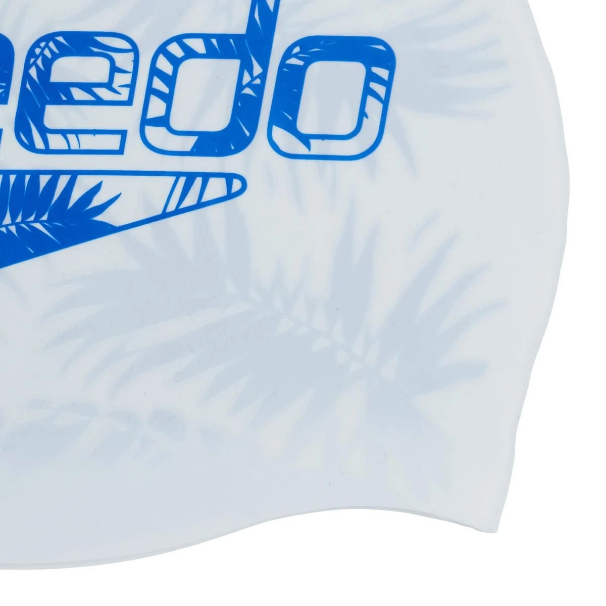 Speedo Junior Reversible Slogan Cap - White/ Beautiful Blue 5 Speedo Junior Reversible Slogan Cap - White/ Beautiful Blue - Image 3