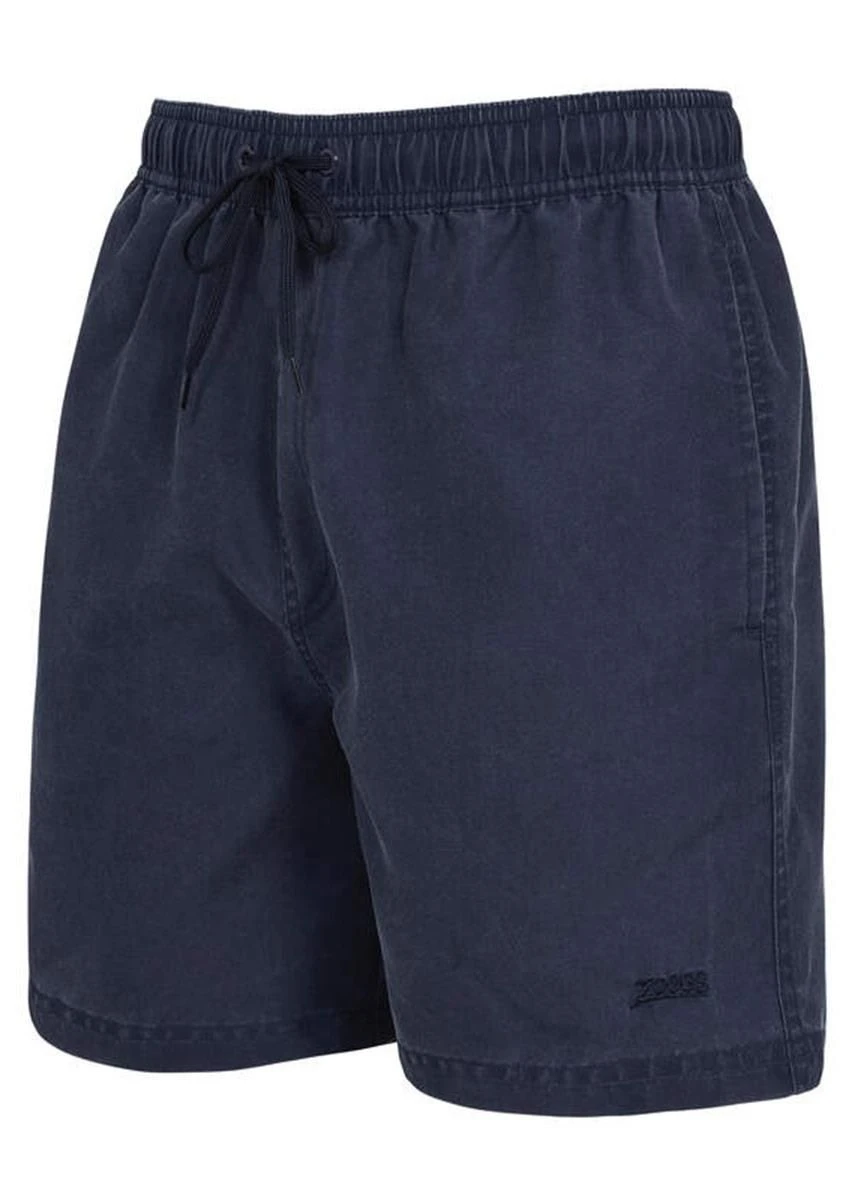 Zoggs Boys Mosman Washed 15 Inch Ecodura Shorts - Navy Blue 4 Zoggs Boys Mosman Washed 15 Inch Ecodura Shorts - Navy Blue - Image 2
