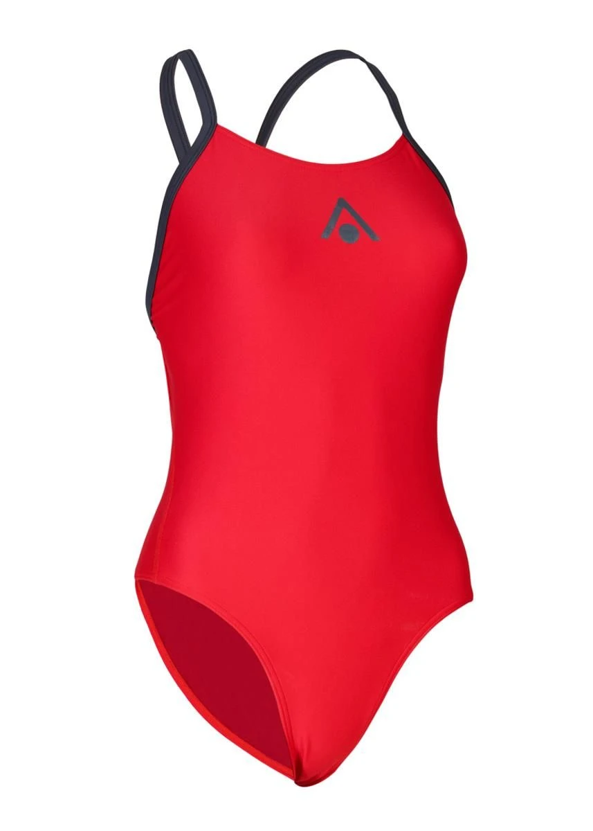 Aqua Sphere Essential Wide Back Swimsuit - Red/ Dark Grey 5 Aqua Sphere Essential Wide Back Swimsuit - Red/ Dark Grey - Image 3