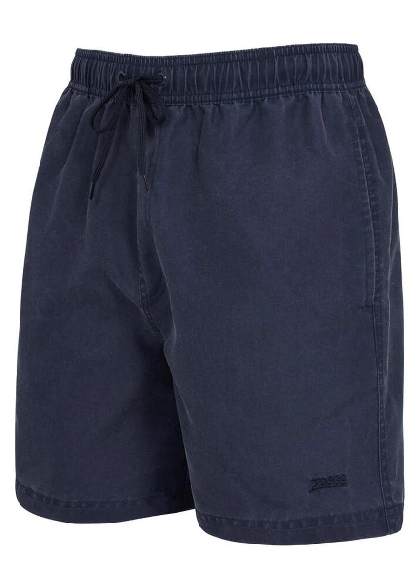 Zoggs Mens Mosman Washed 15 Inch Ecodura Shorts - Navy Blue 4 Zoggs Mens Mosman Washed 15 Inch Ecodura Shorts - Navy Blue - Image 2
