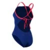 Aquasphere Essentials Tie Back Swimsuit - Navy Blue / Red