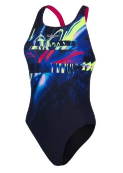 Speedo Placement Digital Powerback Swimsuit - Black/ Magenta/ Blue/ Yellow -Best Swimming Equipment tumbnail 643bc437 b014 44aa 93e3 afc08233e8a7
