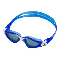 Aquasphere Kayenne Junior Smoke Lens Goggles - Blue/ White