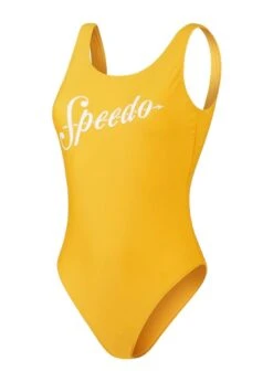 SPEEDO LOGO DEEP U-BACK SWIMSUIT - MANGO -Best Swimming Equipment tumbnail 8f611276 92bd 4b13 970b 1599a2040425