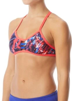 TYR Penello Pacific Tieback Bikini Top - Red/White/Blue -Best Swimming Equipment tumbnail 924aff5c 1de6 4dcd a9ed 227e93a4e8db