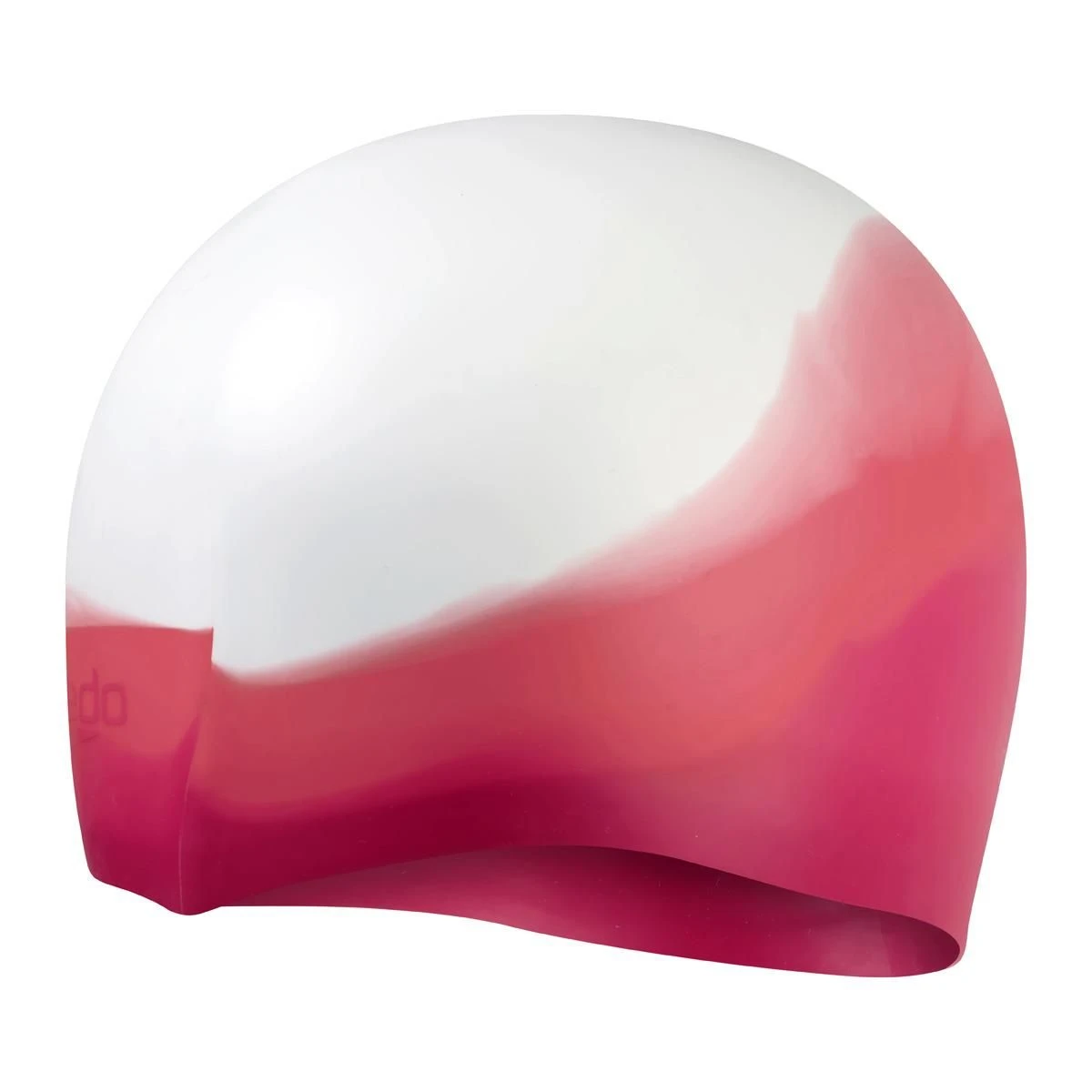 Speedo Multi Colour Silicone Cap - Cinder Rose/ Cherry/ White 4 Speedo Multi Colour Silicone Cap - Cinder Rose/ Cherry/ White - Image 2