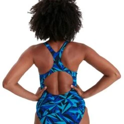 Speedo Boom Logo Allover Medalist Swimsuit - Navy/ Blue/ Pool -Best Swimming Equipment tumbnail 960830f0 92d3 4be7 b75b 1c39582bc9f8