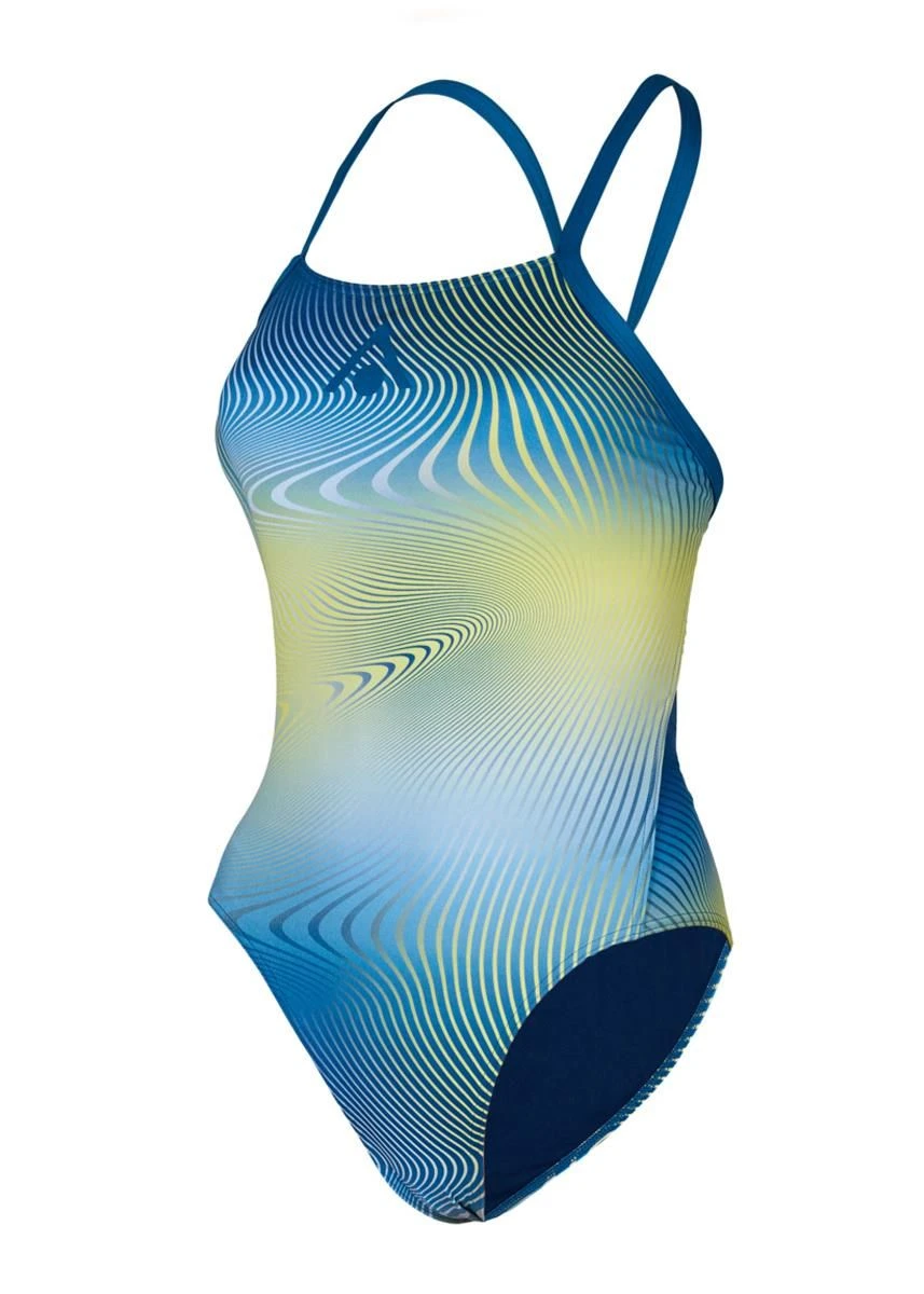Aqua Sphere Essential Tie Back Swimsuit - Lightning Wave 5 Aqua Sphere Essential Tie Back Swimsuit - Lightning Wave - Image 3