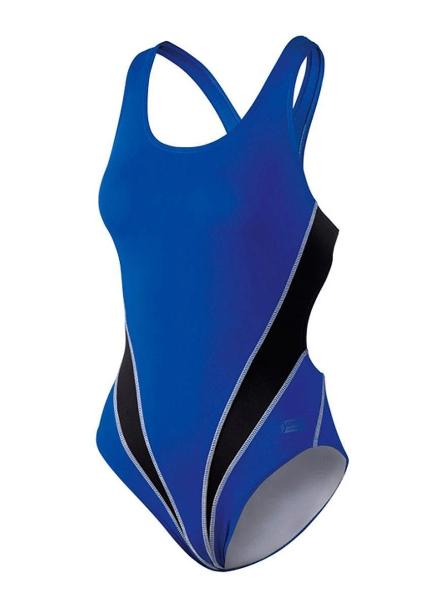 Beco Tight Fit Cut Out Swimsuit - Blue / Black 4 Beco Tight Fit Cut Out Swimsuit - Blue / Black - Image 2