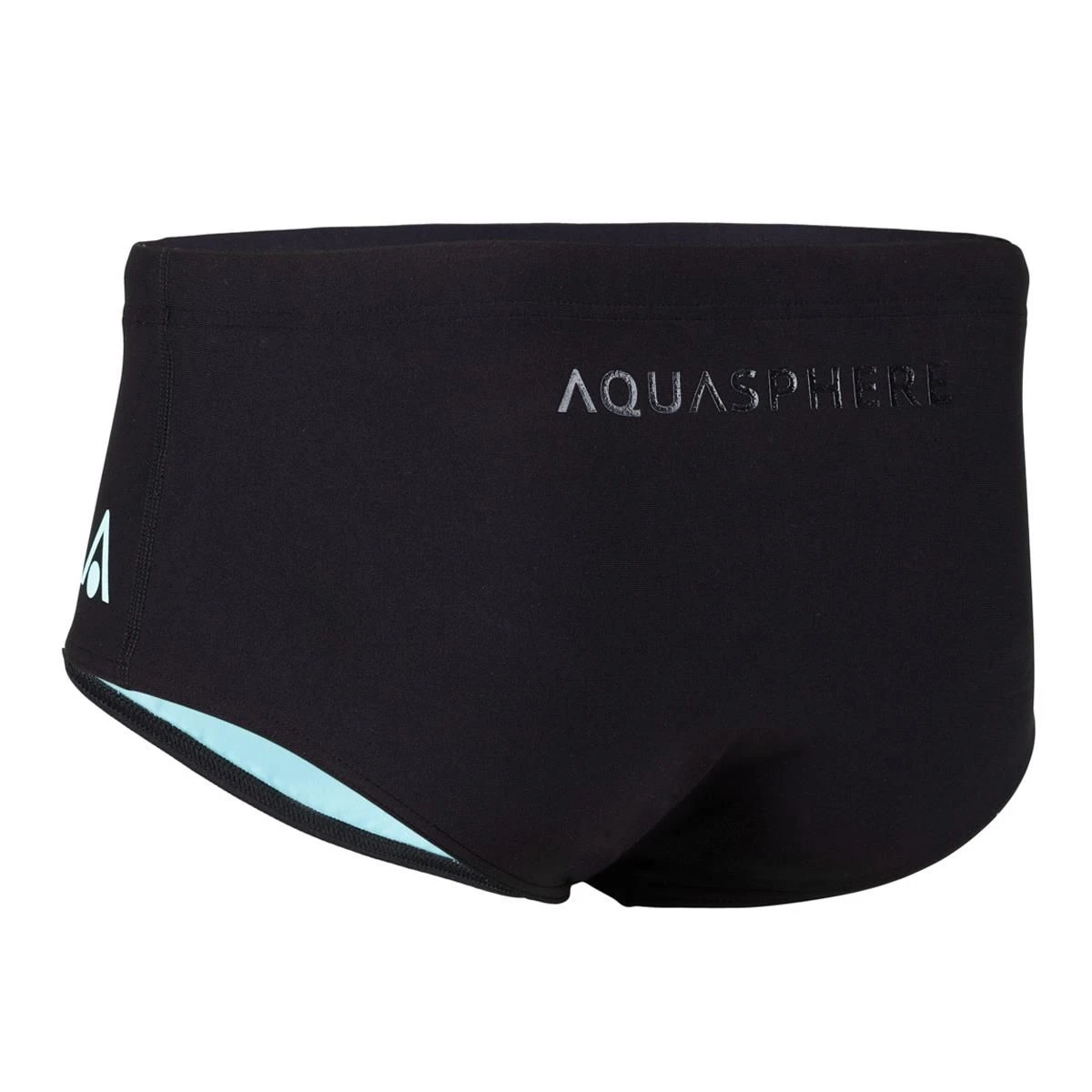 Aqua Sphere Essential 14cm Brief - Black/ Light Blue 6 Aqua Sphere Essential 14cm Brief - Black/ Light Blue - Image 4