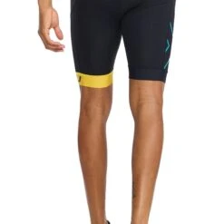 2XU Men's Core Tri Short - Black/Sulphur -Best Swimming Equipment tumbnail ac31b210 b0ef 420b 96af e5290a650f3e