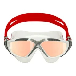 Aqua Sphere Vista Iridescent Mirrored Goggles - White/ Red -Best Swimming Equipment tumbnail ac7b0c66 d3d5 4f54 8cf7 18186bbe683a
