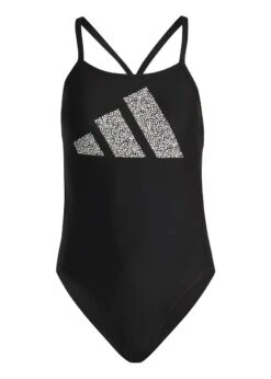 Adidas 3 Bar Logo Print Swimsuit - Black/White -Best Swimming Equipment tumbnail acacf59f 901b 4565 81a6 d16afc34bac4