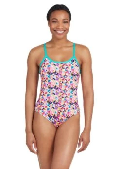 Zoggs Strikeback Swimsuit - Rhythm Print -Best Swimming Equipment tumbnail ae903e94 d3d9 4a87 a770 ddc24aec990e