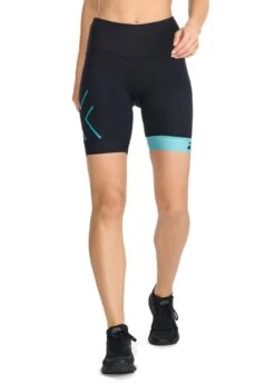 2XU Women's Core 7 Inch Tri Short - Black/ Porcelain