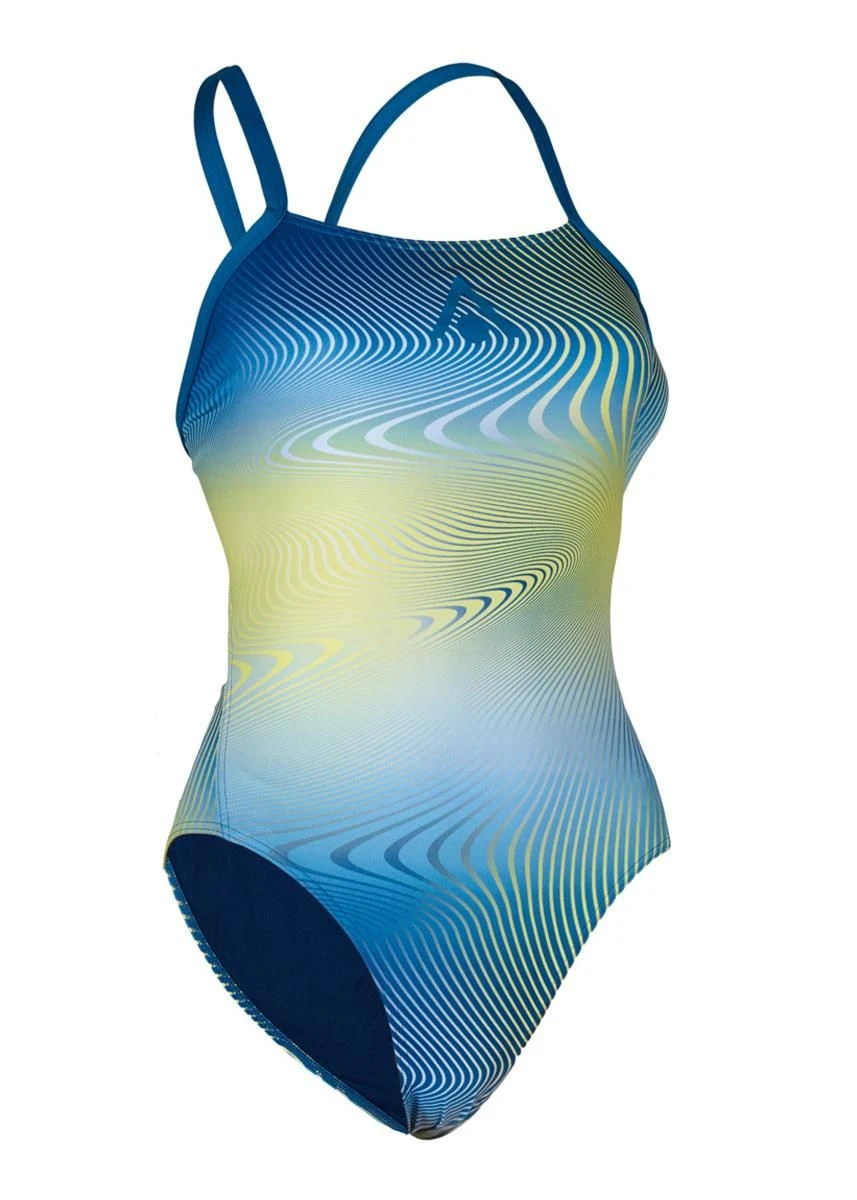 Aqua Sphere Essential Tie Back Swimsuit - Lightning Wave 4 Aqua Sphere Essential Tie Back Swimsuit - Lightning Wave - Image 2