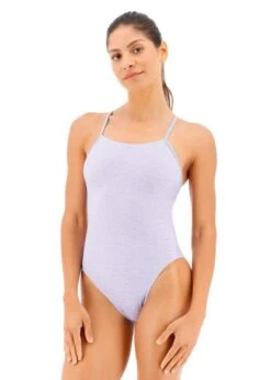 TYR Lapped Cutout Fit Swimsuit - Lavender
