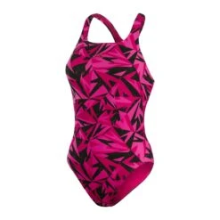 Speedo Boom Logo Allover Medalist Swimsuit - Black/ Electric Pink -Best Swimming Equipment tumbnail c4dd2501 aadb 48c5 bc2b 03bc7eb115f6