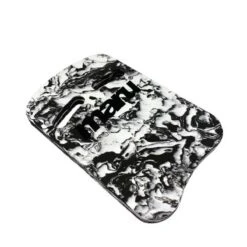 Maru Swirl Two Grip Kickboard - Black/White