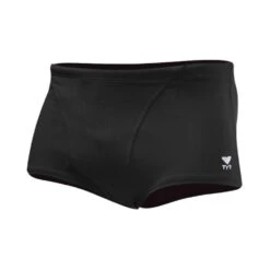 TYR Mens Solid Trunks - Black