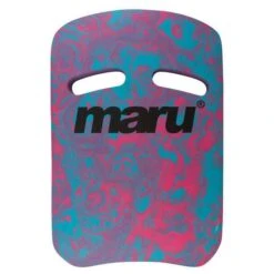 Maru Swirl Two Grip Kickboard - Blue / Pink