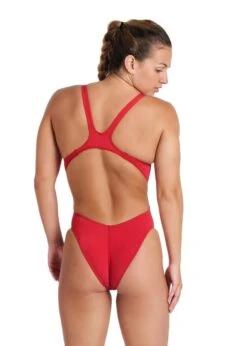 Arena Team Swim Tech Swimsuit - Red/White
