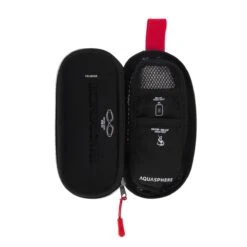Aqua Sphere Goggle Case - Black/ Red