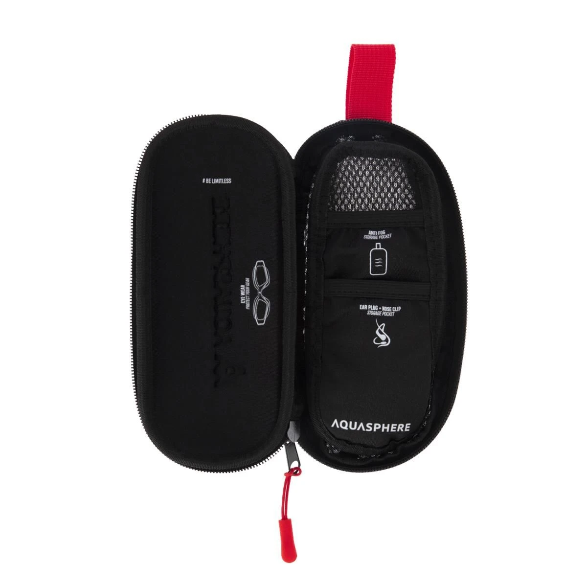 Aqua Sphere Goggle Case - Black/ Red 3 Aqua Sphere Goggle Case - Black/ Red