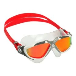 Aqua Sphere Vista Red Titanium Mirrored Goggles - White/ Red -Best Swimming Equipment tumbnail ddb20c58 12e4 4229 b201 ebf724074d01