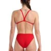 Arena Marbled Challenge Back Swimsuit - Red/Multi