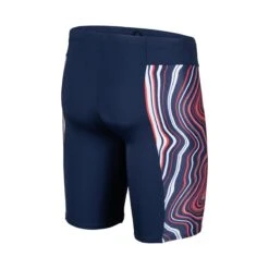 Arena Marble Print Jammer - Navy/Red/Multi -Best Swimming Equipment tumbnail e6db69a9 3b7c 4668 8177 693a5708b36f