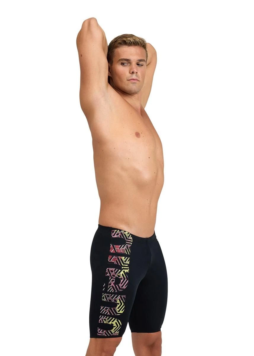 Arena Kikko Graphic Jammer - Black 4 Arena Kikko Graphic Jammer - Black - Image 2